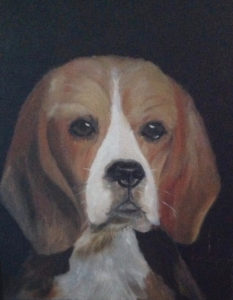 Beagle portrait by Susan Kurnit